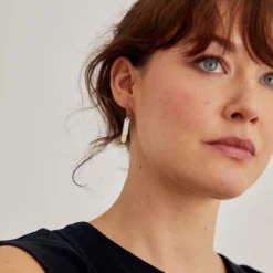 Dowse Brass and Steel Kapsule Earrings