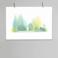 Dowse Hazy Spring Light Landscape Print