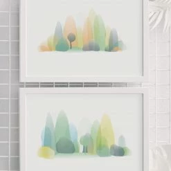 Dowse Hazy Spring Light Landscape Print