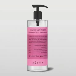 Puritx Geranium, Lime & Peppermint 250ml Hand Sanitiser