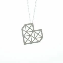 Dowse Geo Heart Necklace